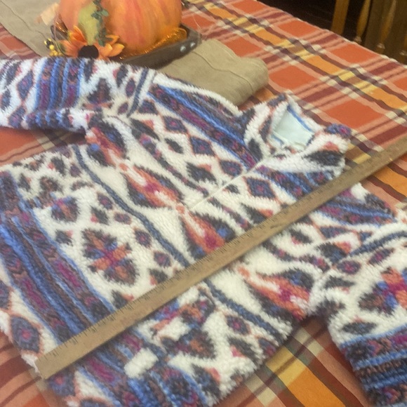 Altar”d State Fleece Faux Sherpa Zip Pullover Tribal Pattern Aztec Size … - Picture 14 of 17